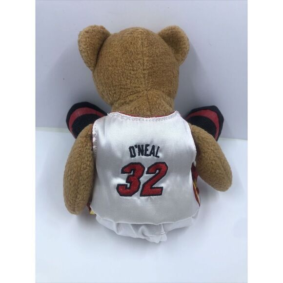 Ty Beanie Baby Shaq O'Neal 32  Shaq Bear Basketball Stuffed Plush Toy 10” No Tag - Picture 7 of 11